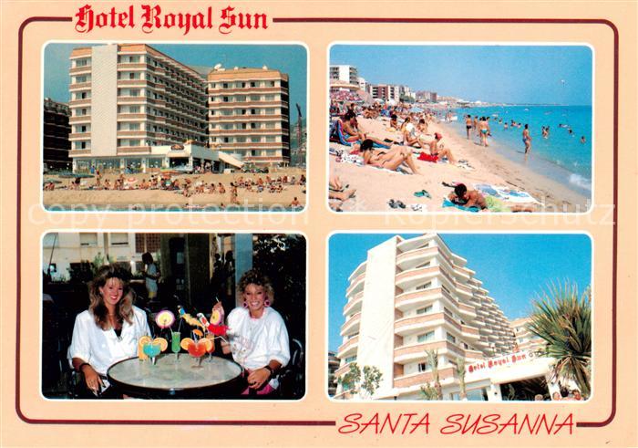 Santa Susanna Cataluna ES Hotel Royal Sun Strandpartie Gastraum