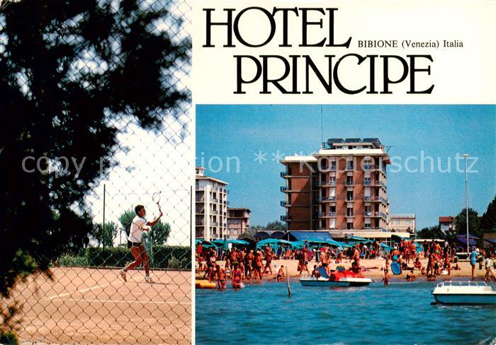Bibione IT Hotel Principe Strand Tennisplatz
