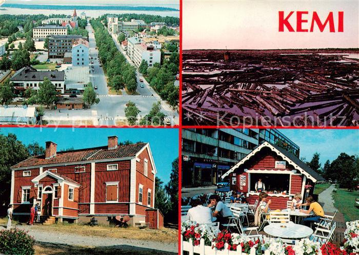 Kemi Suomi Stadtansicht Panorama Gasthaus Terrasse