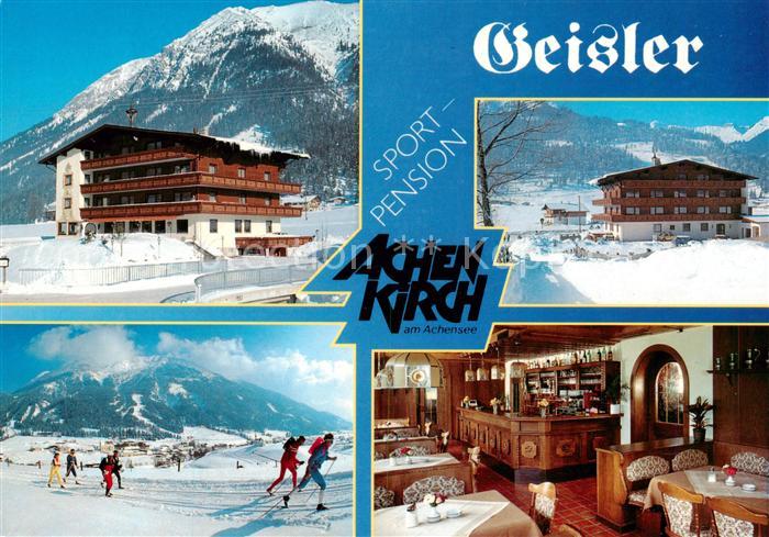 Achenkirch Sport Pension Gasthof Geisler Sommer und Wintercamping Gastraum