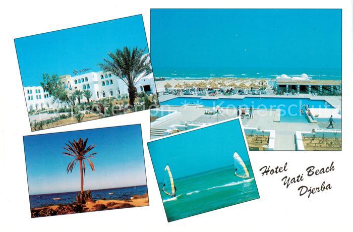 Djerba Jerba Tunesie Hotel Yati Beach Pool Strand Surfer