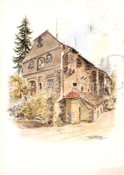 Schaerding Inn AT Heimathaus Kuenstlerkarte