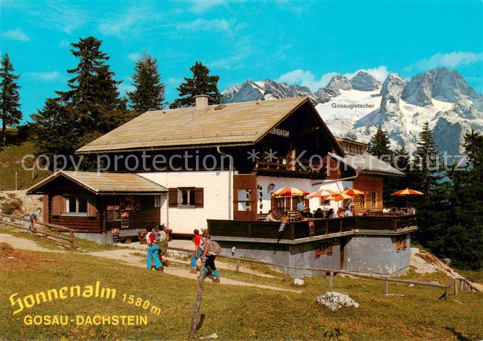 Gosau Salzkammergut AT Sonnenalm Gosaugletscher