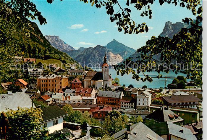 Ebensee Oberoesterreich AT Stadtansicht mit Traunsee