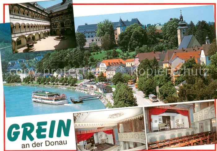 Grein Donau Oberoesterreich Burg Innenhof Barock Stadttheater Inneres