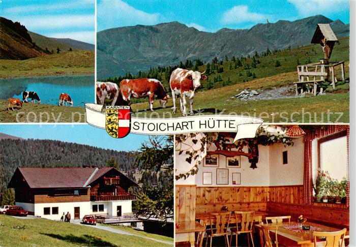Sirnitz Albeck Kaernten AT Stoichart Huette Gaststube Seepartie Wegekreuz