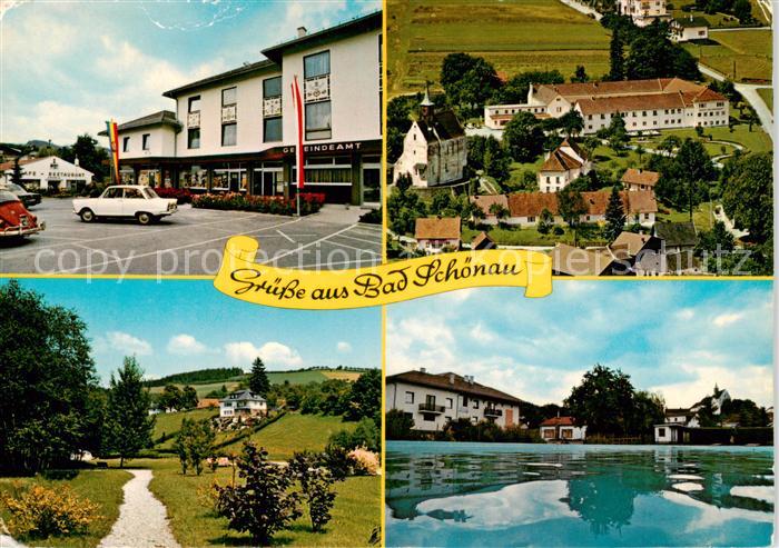 Bad Schoenau Niederoesterreich AT Amtshaus und Cafe Konditorei Kurhaus Zum Lands