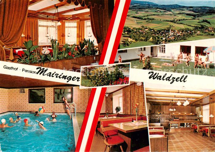 Waldzell Oberoesterreich AT Georg und Maria Meiringer Gasthof Pensionn Hallenbad