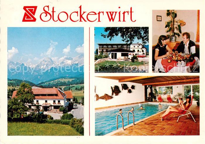 Vorderstoder AT Gasthof Pension Stockerwirt Panorama Gaststube Hallenbad