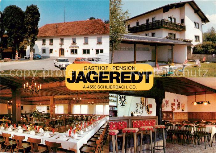 Schlierbach Oberoesterreich AT Gasthof Pension Jageredt Gastraeume Bar