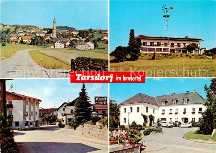 Tarsdorf Oberoesterreich AT Ortsansicht Gasthaeuser Ortspartie