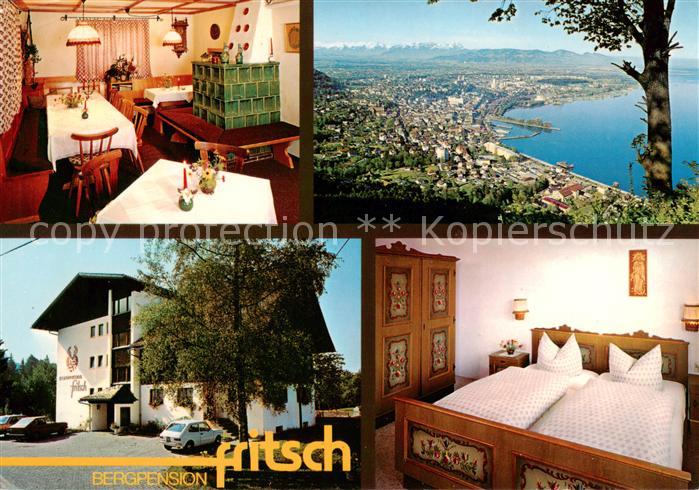 Lochau Bregenz Vorarlberg Bergpension Fritsch Gaststube Zimmer Panorama