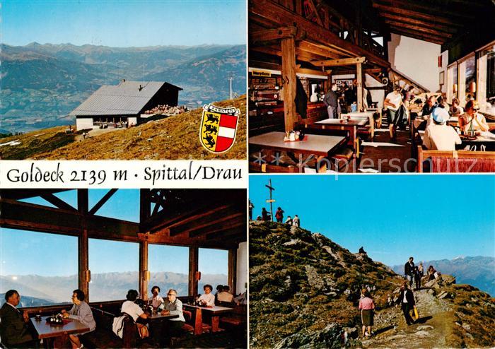 Spittal Drau Kaernten AT Goldeck Hotel Gastraeume Gipfelkreuz