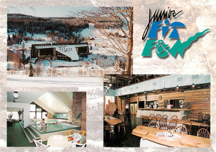 Harrachov Harrachsdorf CZ Junior Hotel Fit and Fun Hallenbad Gastraum