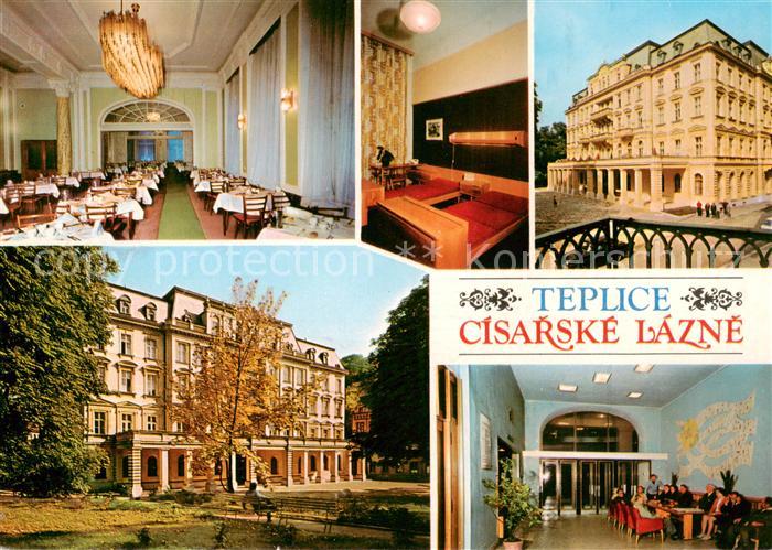 Teplice  Teplitz-Schoenau CZ Cisarske Lazne Speisesaal Appartement Konferenzraum