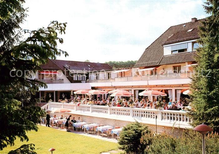 Bad Pyrmont Hotel Bergkurpark Terrasse