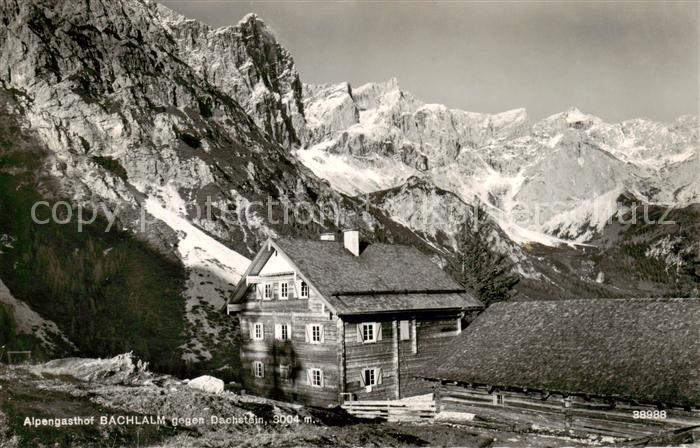Filzmoos AT Alpengasthof Bachalm gegen Dachstein