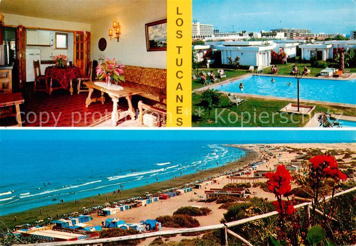 Playa del Ingles Gran Canaria ES Bungalows Los Tucanes Swimming Pool Kuestenpano