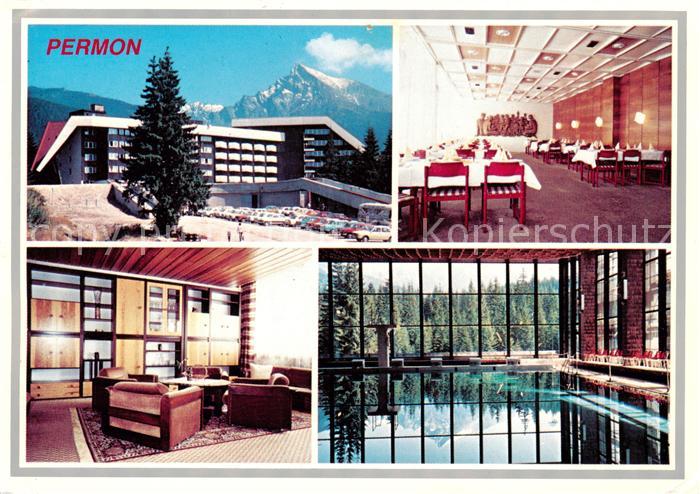 Permon Vysoke Tatry SK Erholungszentrum OKD Hallenbad Restaurant