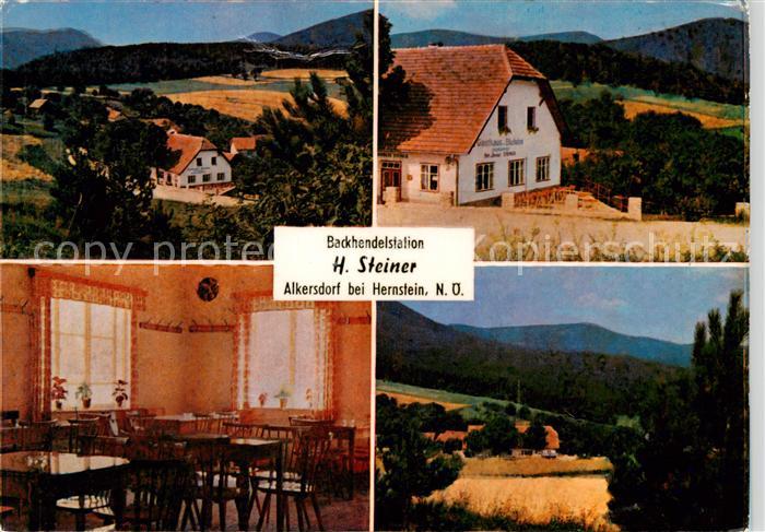 Alkersdorf Hernstein Niederoesterreich AT Backhendelstation Steiner Gastraum Lan