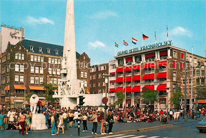 Amsterdam  NL Nationaldenkmal Grand Hotel Krasnapolsky