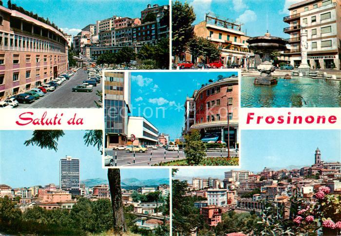 Frosinone Lazio IT Teilansichten Stadtzentrum Brunnen