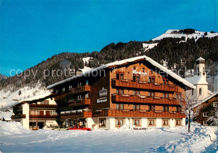 Schoppernau Vorarlberg Sporthotel Krone Winterlandschaft Bregenzer Wald