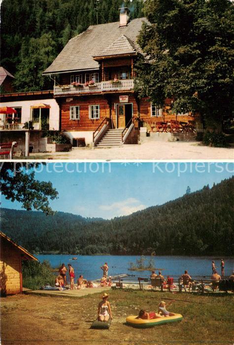 Steuerberg Goggausee Kaernten AT Strandbad Leitgeb Gasthof Pension