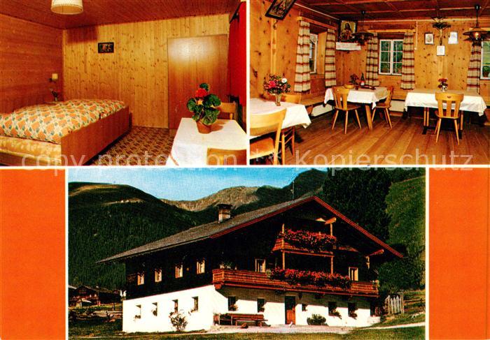 St Magdalena Gsiesertal Suedtirol IT Oberwekolerhof Gaestehaus Pension Gastraum