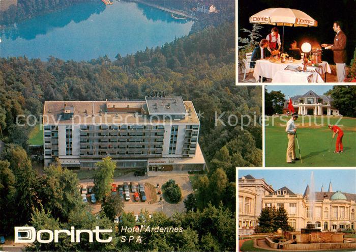 Spa Belgium Dorint Hotel Ardennes Luftaufnahme Restaurant Golf Brunnen