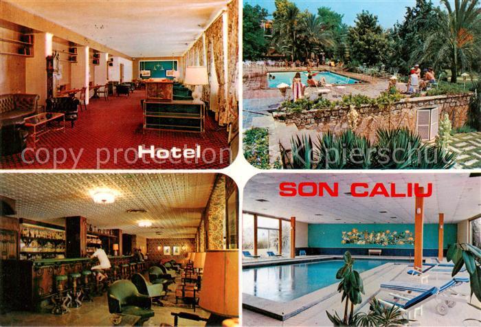 Palma-Nova Palma de Mallorca ES Hotel Son Caliu Bar Hallenbad Swimming Pool