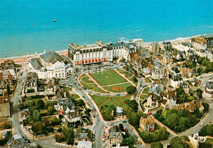 Cabourg 14 Calvados Jardins du casino et Grand Hôtel vus d avion