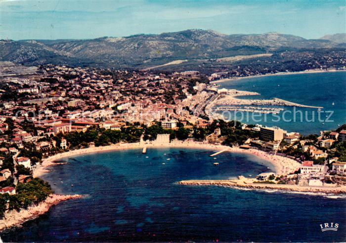 Bandol 83-sur-Mer Plage de Réncros vue aérienne