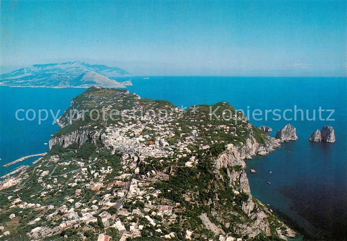 Capri Italia Panorama dall aereo