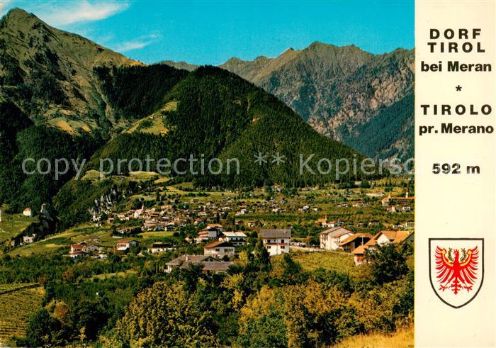 Dorf-Tirol Suedtirol IT Panorama