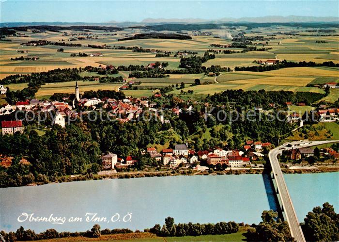Obernberg  Inn AT Fliegeraufnahme