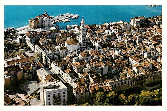 Split Spalato Croatia Fliegeraufnahme