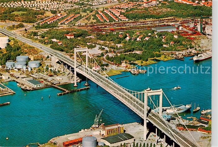 Goeteborg aelvsborg Bridge and the Hising Island
