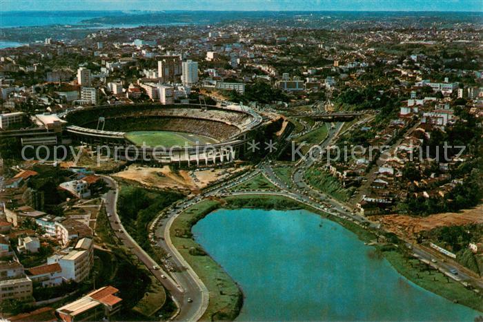Salvador Bahia Brasil Vista aérea da Nova Bahia com Estado Otavio Mangabeira