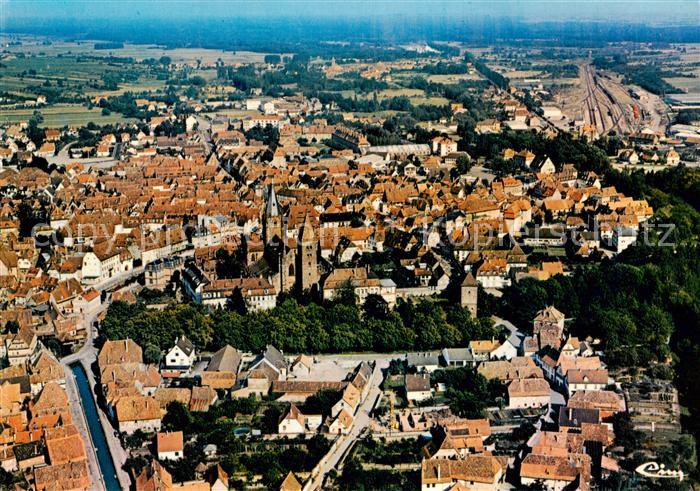 Wissembourg Weissenburg Alsace Vue aérienne Port de France