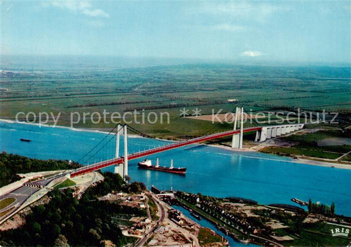 Tancarville 76 Vue aérienne du pont