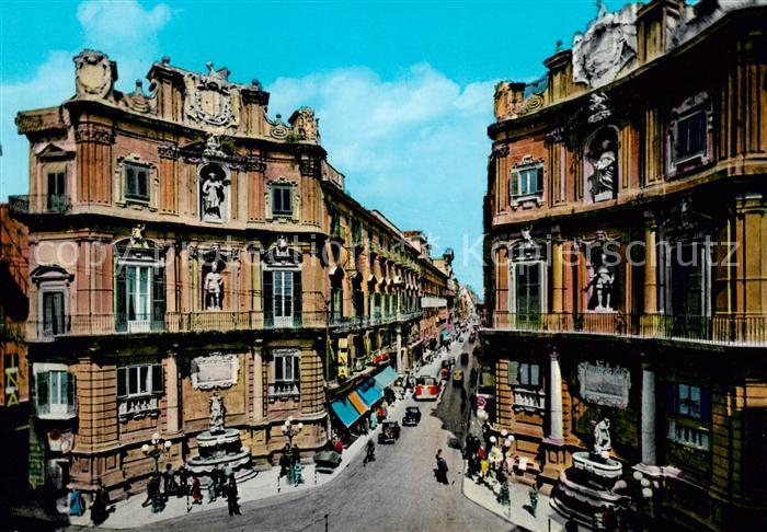Palermo Sicilia Quattro Canti Via Maqueda