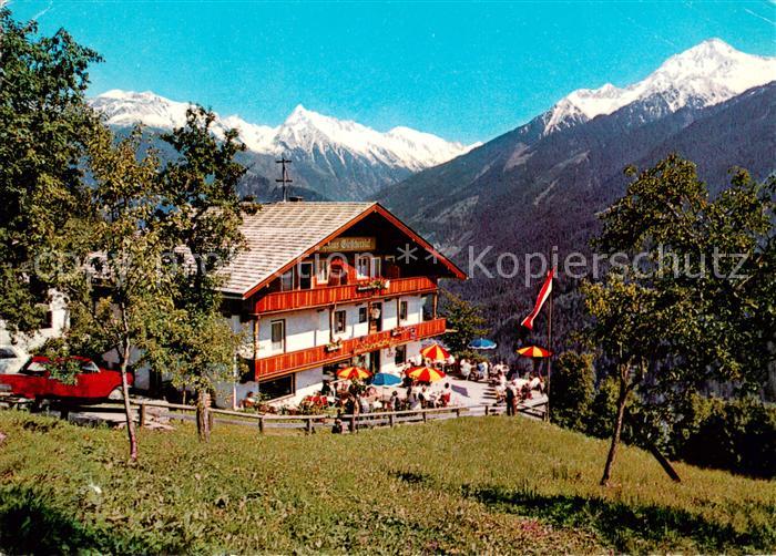 Finkenberg  Zillertal Tirol AT Alpengasthaus Pension Gletscherblick Zillertaler