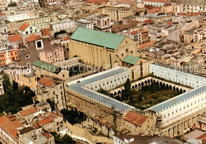 Napoli Neapel IT Monastero di Santa Chiara XIV Jhdt. veduta aérea