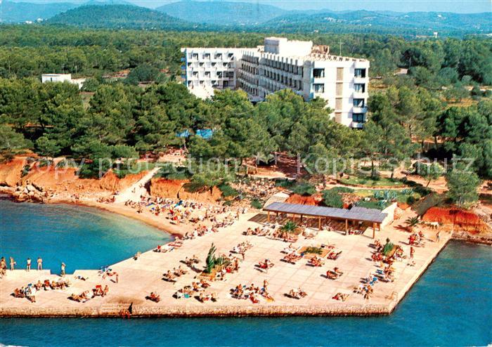 Ibiza Islas Baleares Hotel Augusta Urbanización y Playa Sargamasa vista aérea