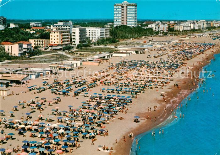 Milano Marittima Spiaggia e panorama veduta aerea
