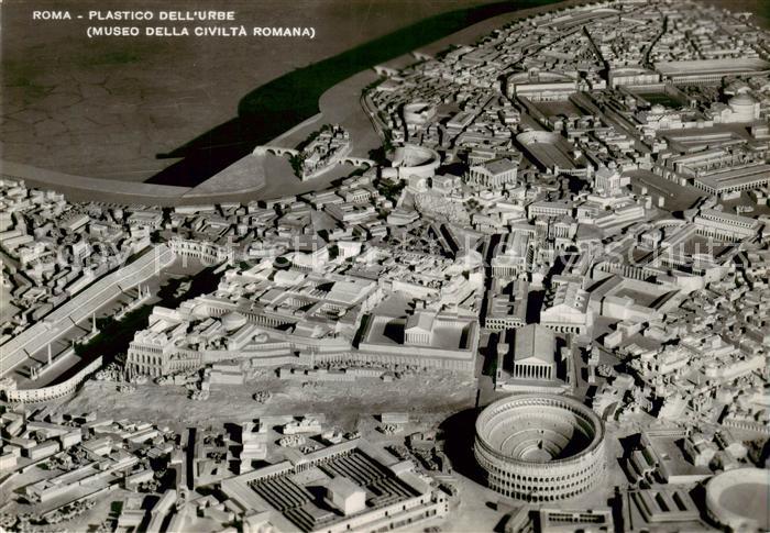 Roma  Rom IT Plastico dell Urbe Museo della Civiltà Romana Illustration