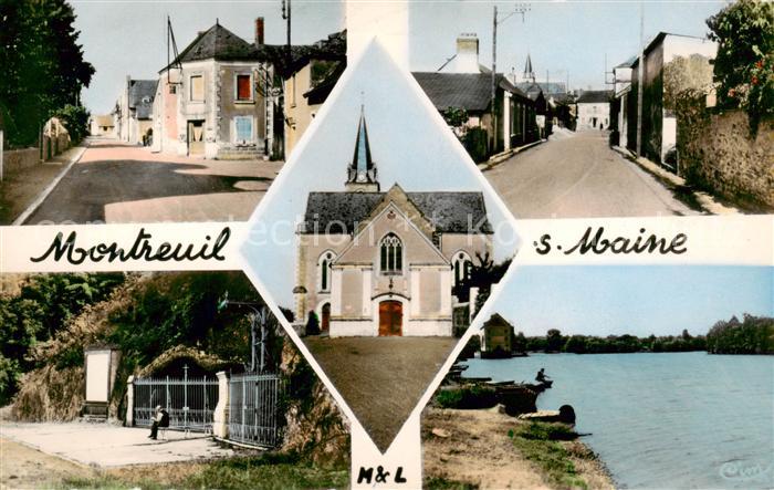 Montreuil-sur-Maine Vue d’ensemble Eglise