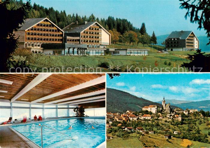 Althofen Kaernten AT Kurbad Althofen Hallenbad Panorama