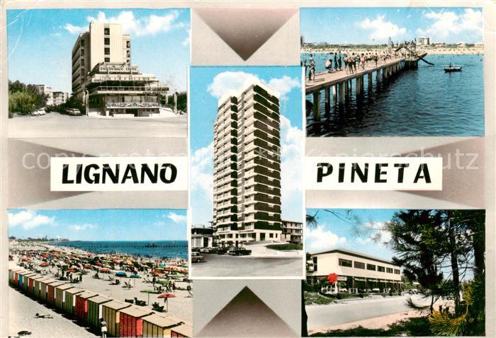 Lignano Pineta IT Hotel Strand Mole Hochhaus